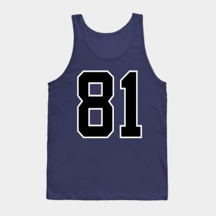 Number 81 Tank Top